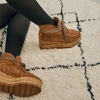 Bota baja en serraje cuero Creta
