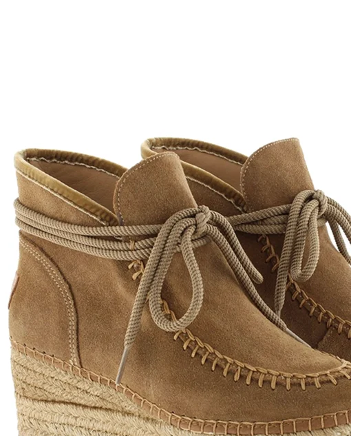 Bota baja en serraje cuero Creta