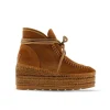 Bota baja serraje cuero oscuro Creta