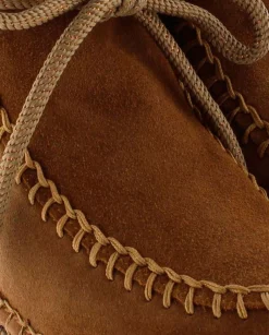 Bota baja serraje cuero oscuro Creta