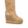 Bota Cowboy en serraje nude Tilo 7