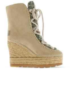 Botin borreguito en serraje arena Tilo 7