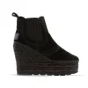 Botin Chelsea en serraje negro Tilo 7