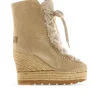 Botin de pelo en serraje arena Tilo 7