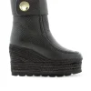 Botin en bost negro Cuba