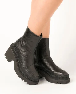 Botin en Cocco Koda negro Panteta