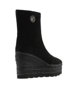 Botin en serraje negro Cuba