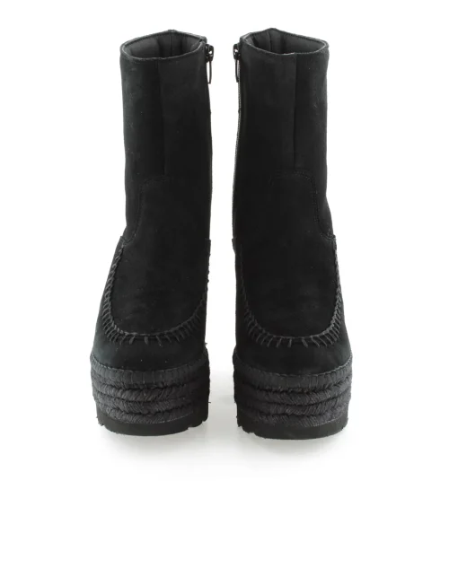 Botin en serraje negro Tilo 5