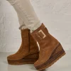 Botin hebilla en serraje cuero Tilo 5