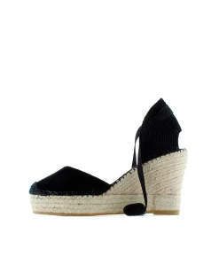 Campesina pico serraje negro Tilo 7