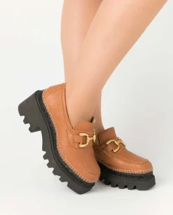 Mocasín en bost camel León