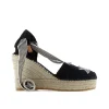 Sandalia cintas tejido x negro Tilo 7