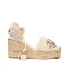 Sandalia rafia cristal crudo Tilo 5