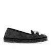 Slipper adorno en terciopelo negro Pitiusa