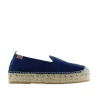 Slipper en serraje marino Merce Doble