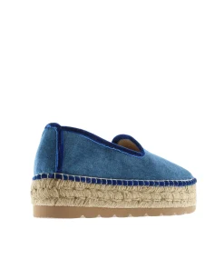 Slipper en terciopelo marino Merce Doble