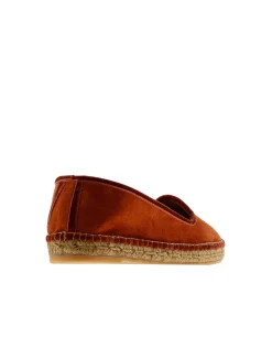 Slipper en terciopelo teja Pitiusa
