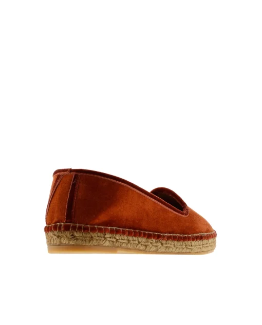 Slipper en terciopelo teja Pitiusa