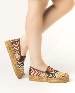 Slipper missoni marron Merde Doble