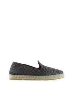 Slipper rafia nudos chocolate Borneo