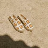 Slippers crochet apricot Merce Doble