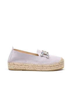 Slippers detalle serraje malva Merce Doble
