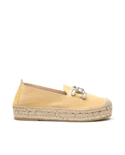 Slippers detalle serraje limon Merce Doble