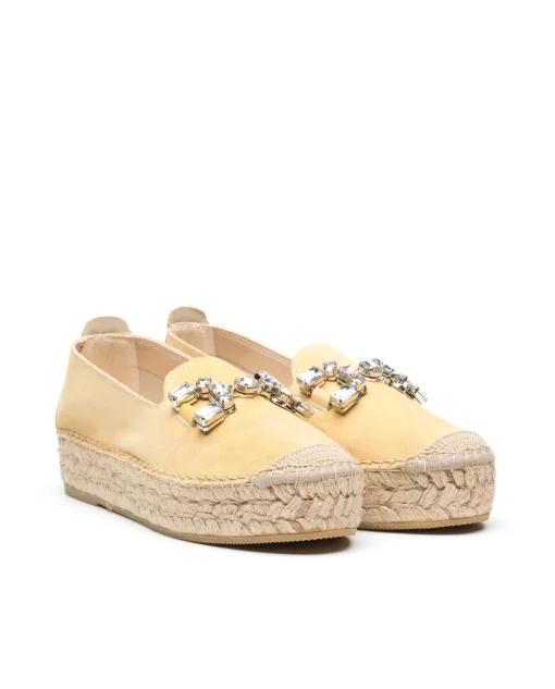 Slippers detalle serraje limon Merce Doble