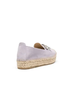 Slippers detalle serraje malva Merce Doble