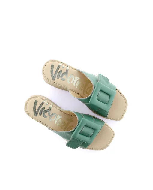 Zueco en bost verde Vinci